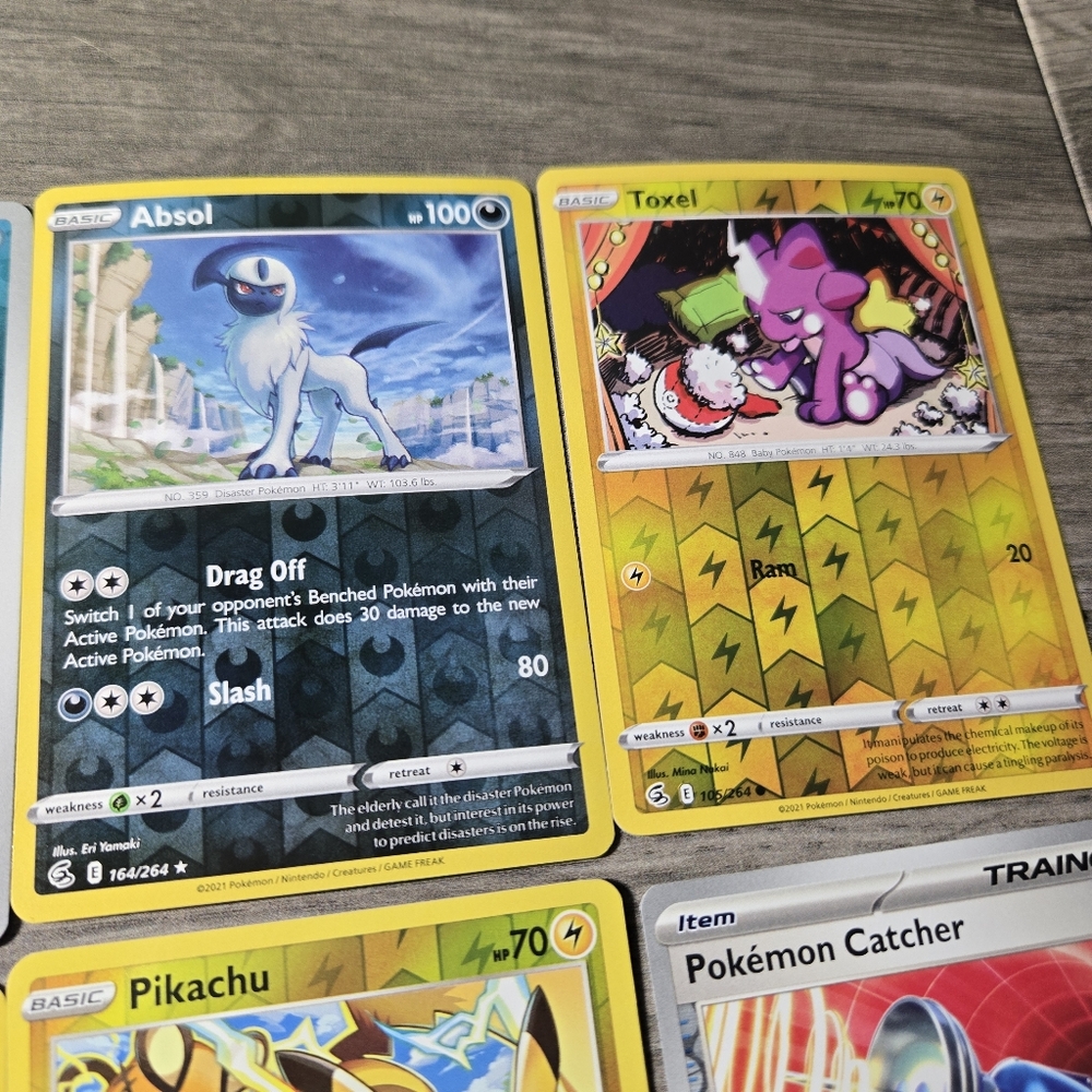 Pokemon Trading Cards Reverse Holo X6 - Picture 3 of 6